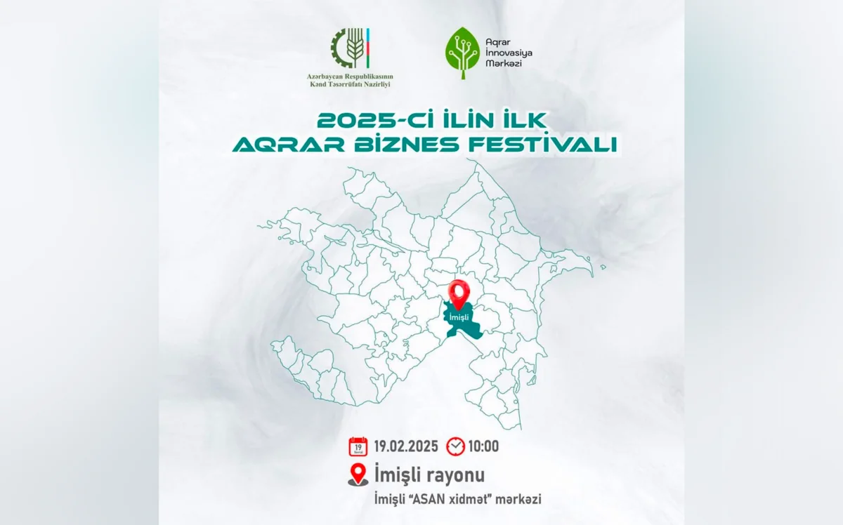 İmişlidə bu ilin ilk Aqrar Biznes Festivalı keçiriləcək