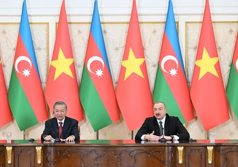 İlham Əliyev və To Lam mətbuata birgə bəyanatla çıxış ediblər - YENİLƏNİB-2