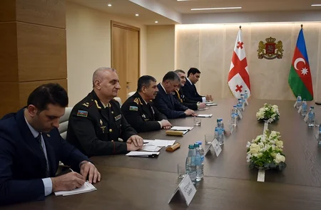 Azərbaycan və Gürcüstan Müdafiə nazirlərinin görüşü keçirilib