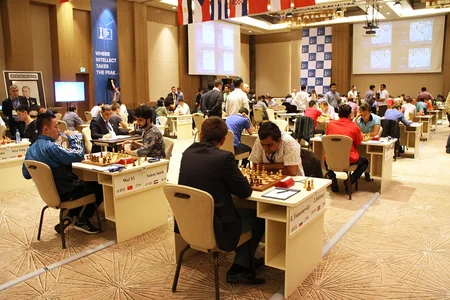 Azərbaycan şahmatçıları Dünya Kuboku-2015ə məğlubiyyətsiz başlayıblar - YENİLƏNİB 2 - FOTOREPORTAJ