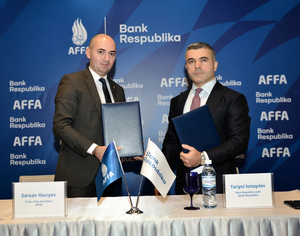 Bank Respublika və AFFA arasında sponsorluq müqaviləsi imzalanıb