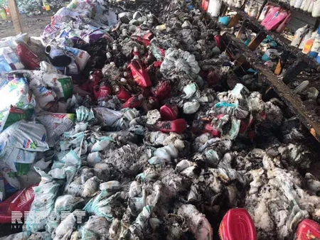 Gürcüstanda azərbaycanlı ticarətçiyə 30 min dollardan çox ziyan dəyib - FOTO