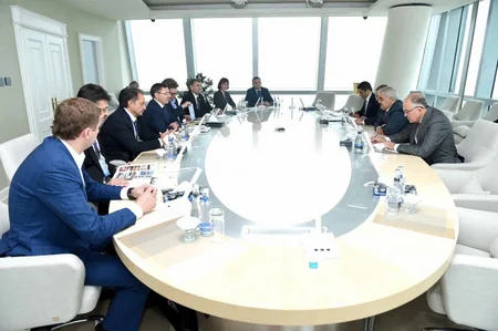 SOCAR prezidenti Tümen vilayətinin qubernatoru ilə görüşüb