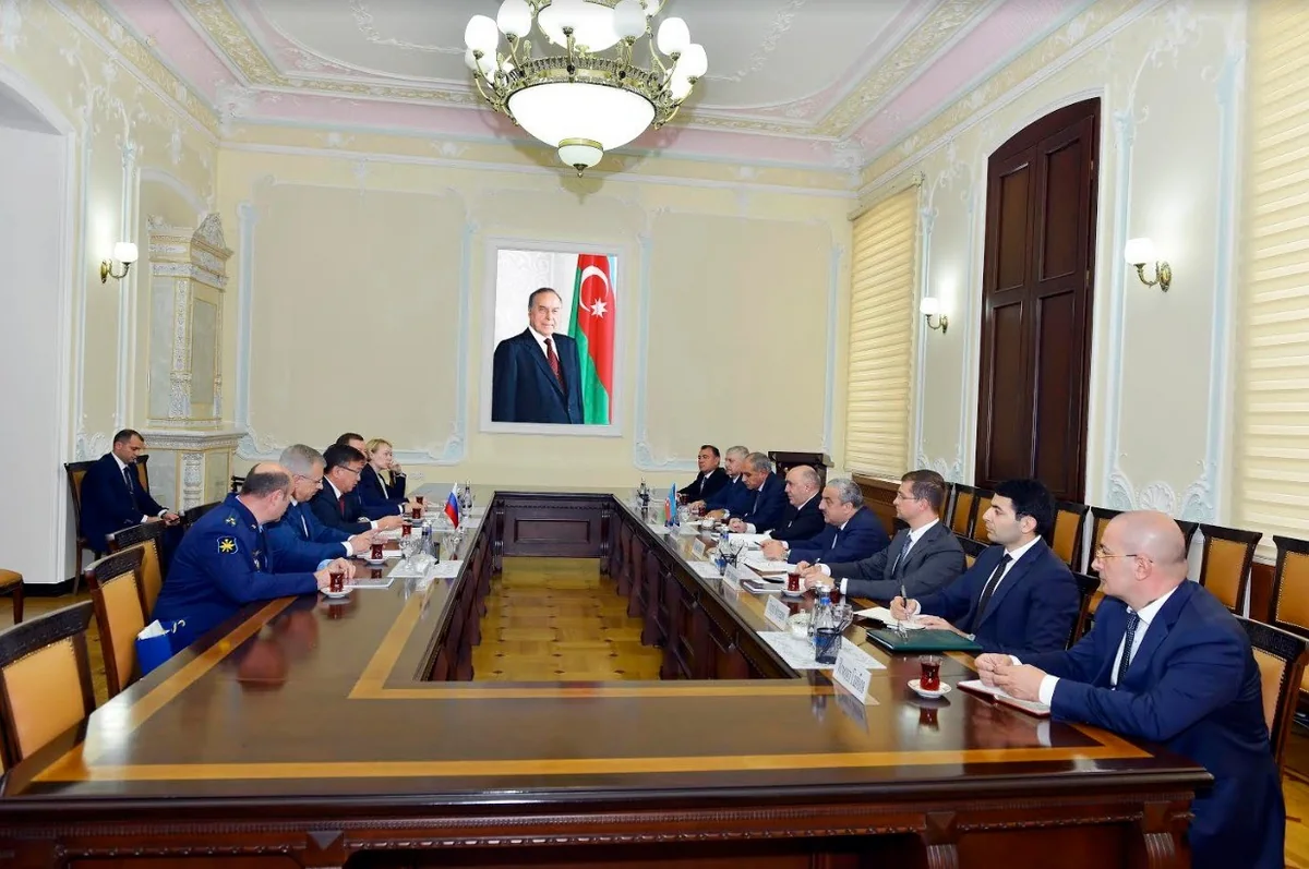 Zakir Qaralov Rusiya baş prokurorunun müavinini qəbul edib