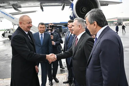 President Ilham Aliyev arrives in Tajikistan for state visit
