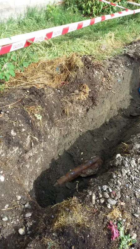 Mingəçevirdə 1 ədəd OR-281U 57 mm-lik top mərmisi tapılıb