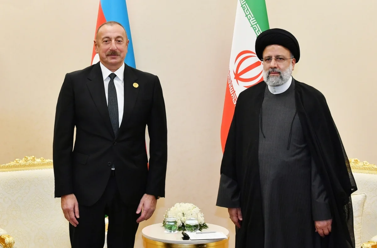 President Ilham Aliyev meets Iranian President Seyyed Ebrahim Raisi