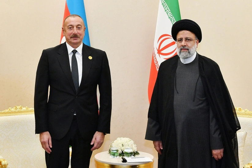 President Ilham Aliyev meets Iranian President Seyyed Ebrahim Raisi
