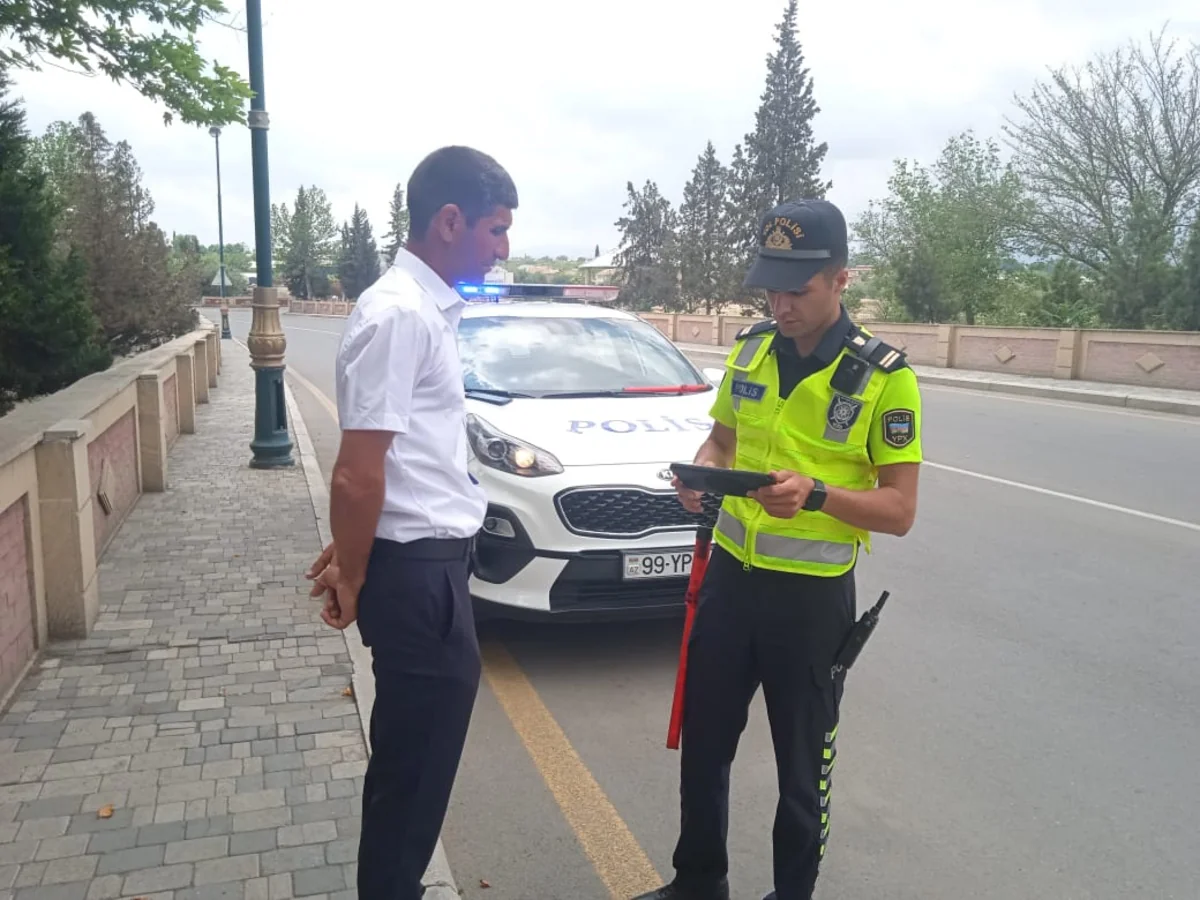 Tərtərdə qaydaları pozan 15 sürücü barəsində inzibati protokol tərtib edilib