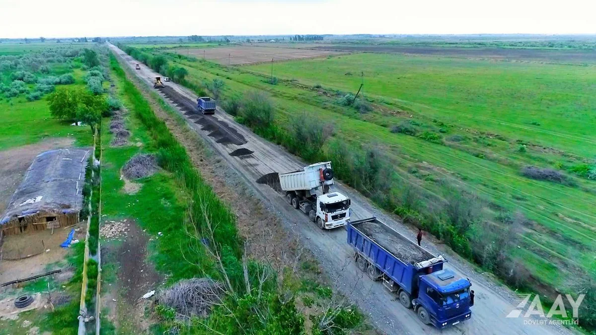 Beyləqanda 7 yaşayış məntəqəsini əhatə edən yol yenidən qurulur