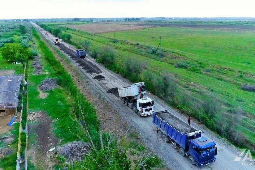 Beyləqanda 7 yaşayış məntəqəsini əhatə edən yol yenidən qurulur