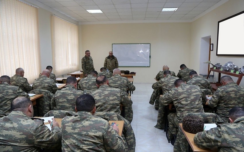 Training sessions conducted with command staff of Azerbaijan Army