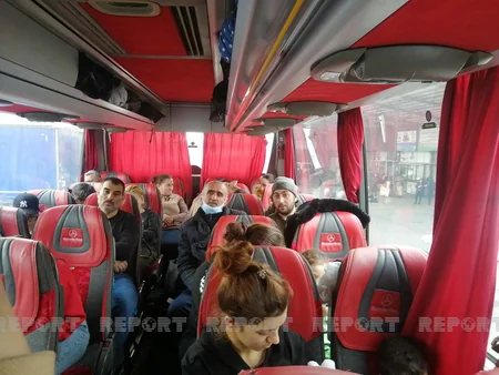 Ukraynadan daha 100 azərbaycanlı Türkiyə vasitəsilə Bakıya yola salınıb
