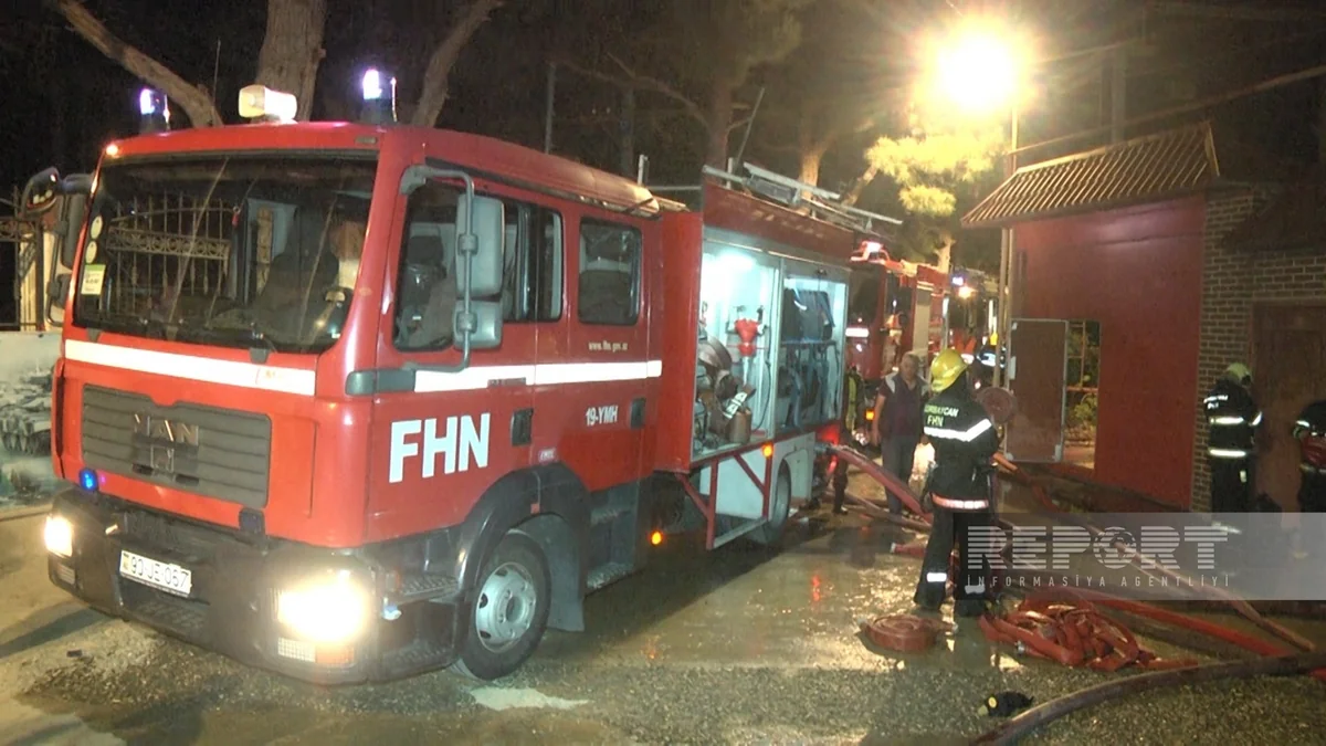 Bakının Nizami rayonunda yaşayış evində yanğın söndürülüb - YENİLƏNİB