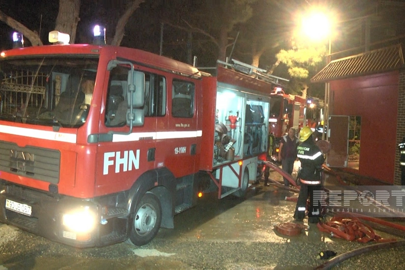 Bakının Nizami rayonunda yaşayış evində yanğın söndürülüb - YENİLƏNİB