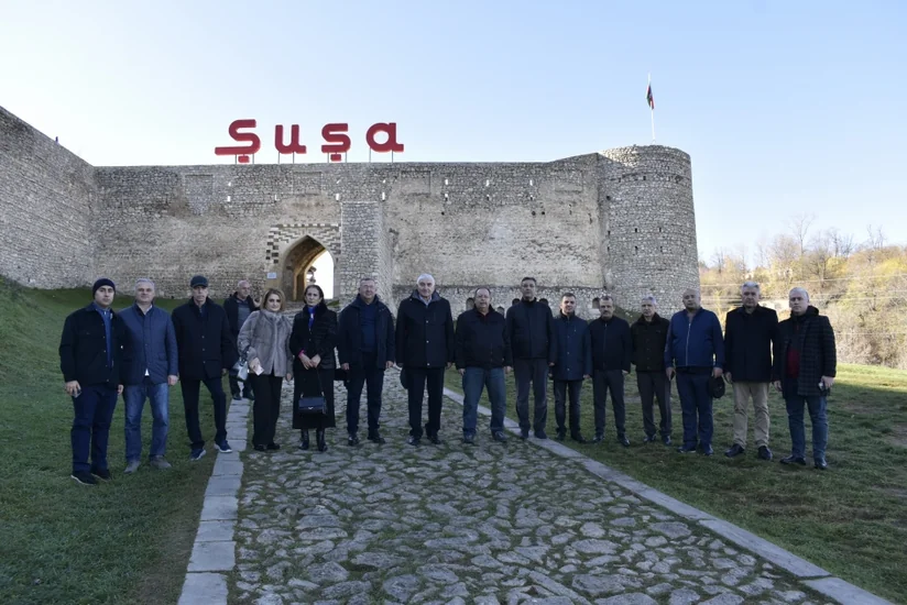 Türkiyə Yüksək Seçim Kurulunun nümayəndə heyəti Şuşa şəhəri ilə tanış olub