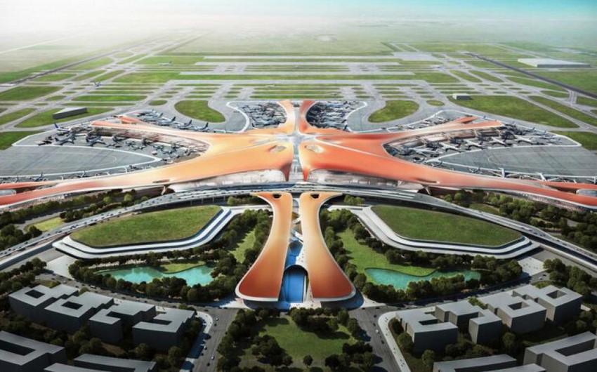 Pekinin yeni aeroportunun buraxıcılıq qabiliyyəti artaraq ildə 100 milyon sərnişinə çatacaq