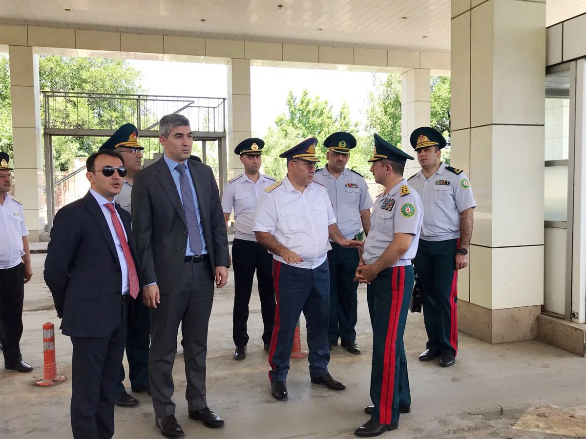 Dörd dövlət qurumun rəhbəri Sınıq körpü sərhəd-keçid məntəqəsindəki vəziyyətlə tanış olub