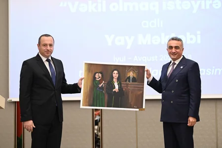 Vəkil olmaq istəyirəm adlı yay məktəbinin bağlanış mərasimi keçirilib