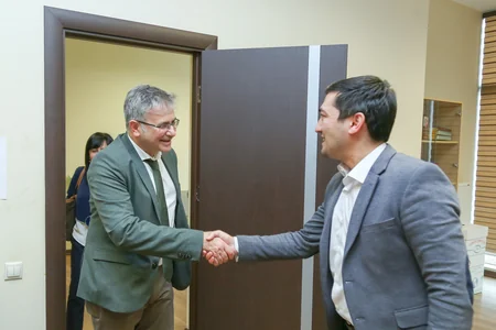 Head of EU Delegation Political Section visits Report News Agency