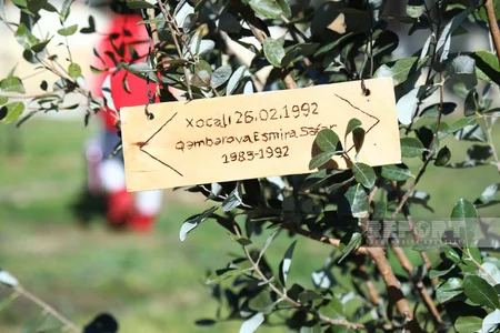 Xocalı soyqırımının qurbanı olan uşaqların xatirəsinə Bakıda 63 ağac əkilib