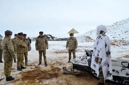 Deputy defense ministers check combat training of units in Lachin 