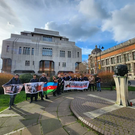 Londonda Xocalı soyqırımı qurbanlarının xatirəsi yad edilib