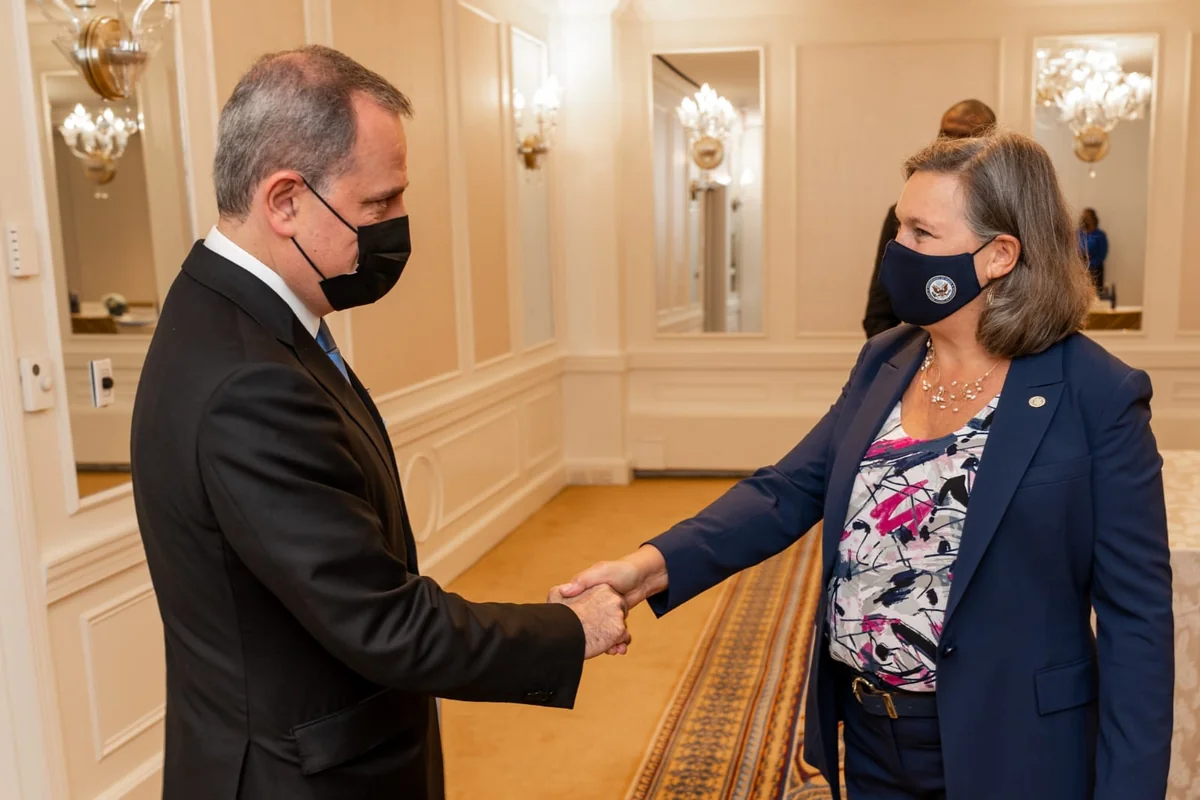 Azerbaijani FM meets Victoria Nuland