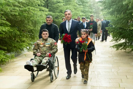 Bakıda Vətən müharibəsi qazilərinin iştirakı ilə Zəfər avtoyürüşü keçirilir