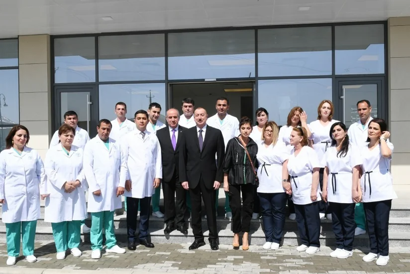 President Ilham Aliyev inaugurated Gobustan District Central Hospital