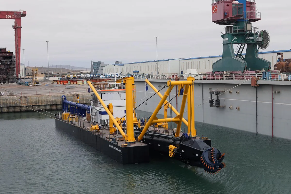 Azərbaycanda “Mühəndis Soltan Kazımov” gəmisi suya salınıb