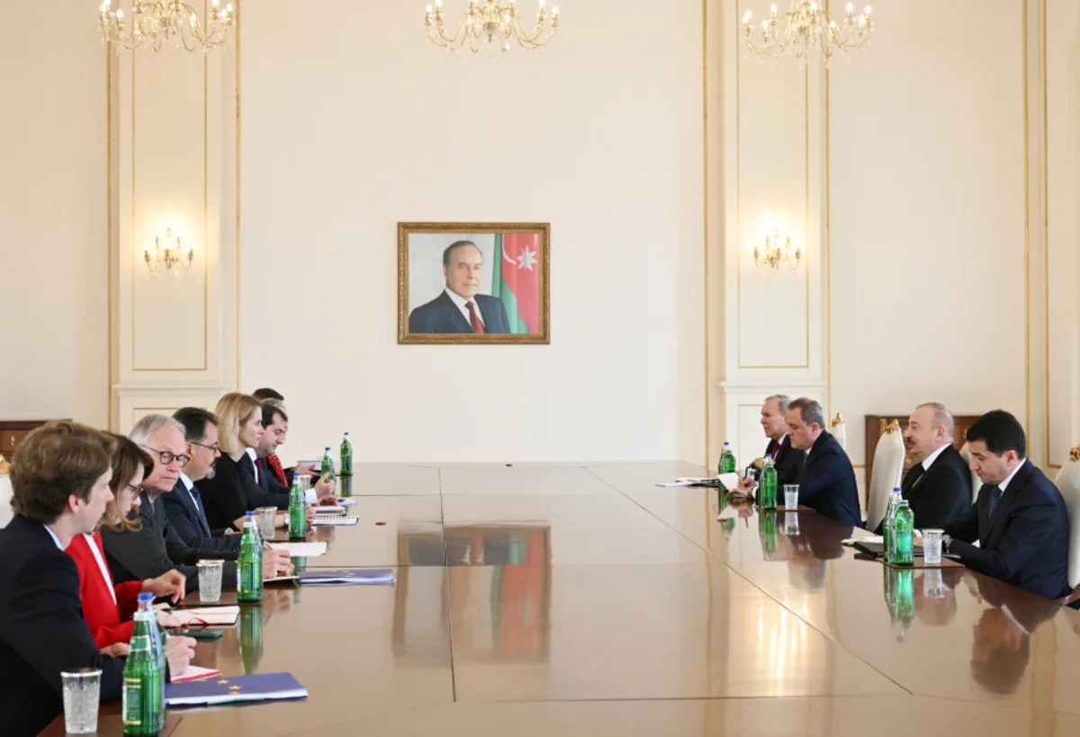 Президент Ильхам Алиев принял главу европейской дипломатии Каю Каллас
