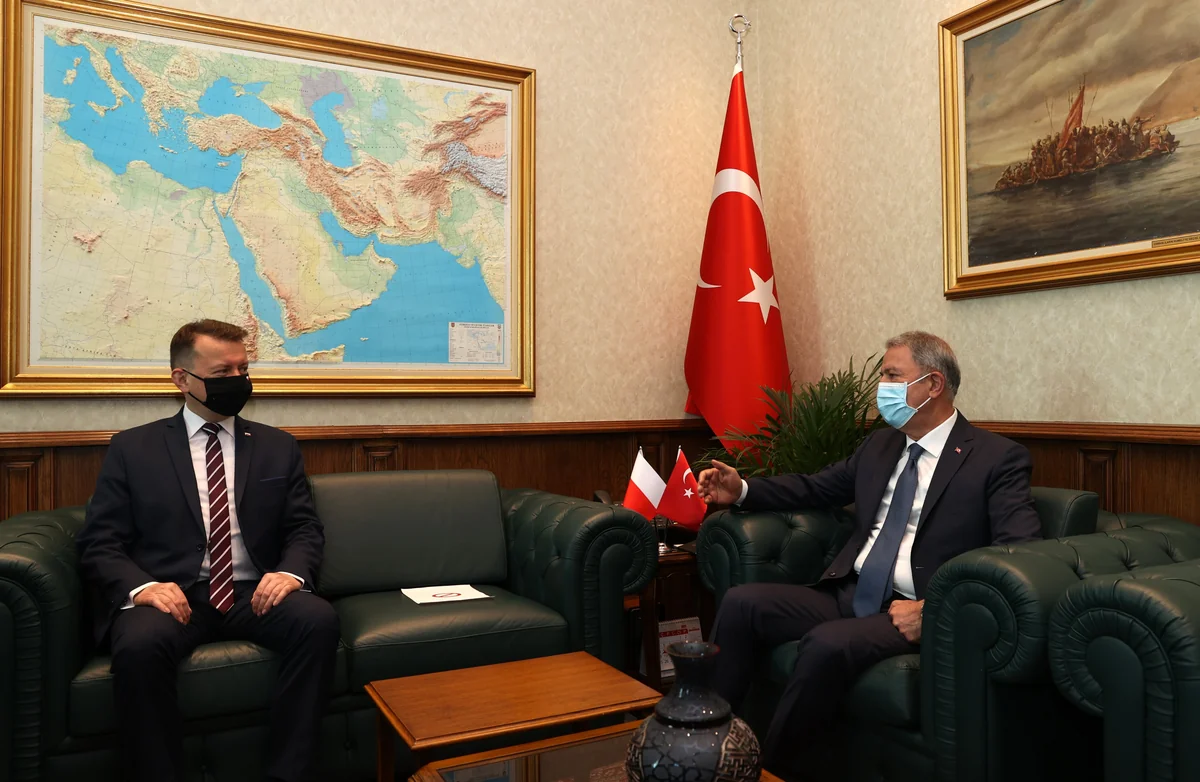 Defense ministers of Turkey and Poland meet