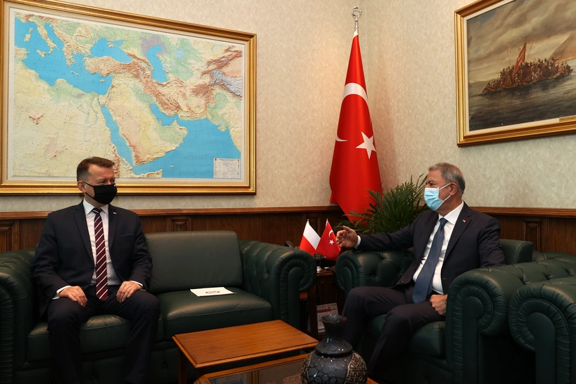 Defense ministers of Turkey and Poland meet