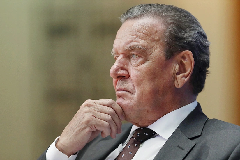 Former German leader Gerhard Schröder receiving treatment for burnout