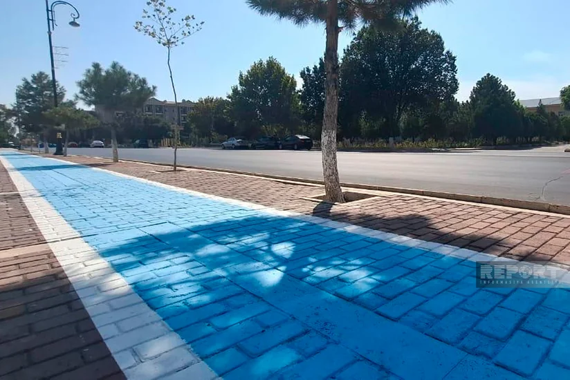 Naxçıvanda velosipedlərin təhlükəsiz və sərbəst hərəkəti üçün xüsusi keçidlər düzəldilib