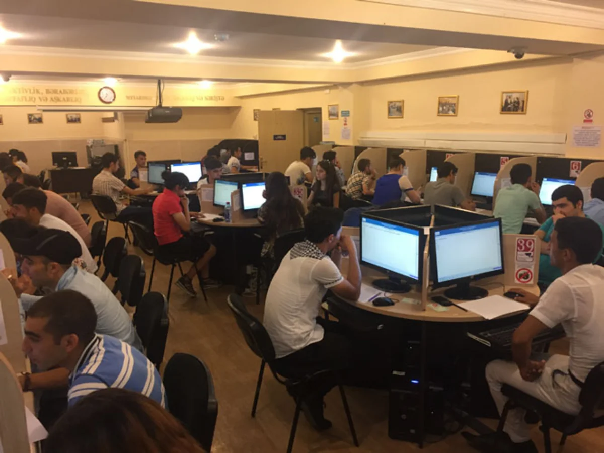 ​SOCAR-ın Təlim, Tədris Mərkəzinə şagird qəbulu üzrə test imtahanlarına başlanılıb