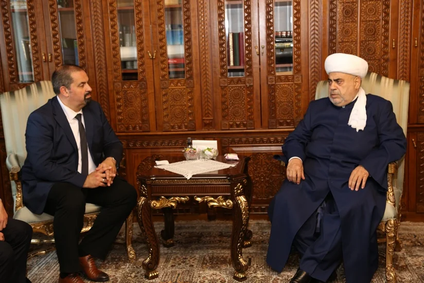 Allahşükür Paşazadə Almaniya müsəlmanları mərkəzi şurasının sədri ilə görüşüb