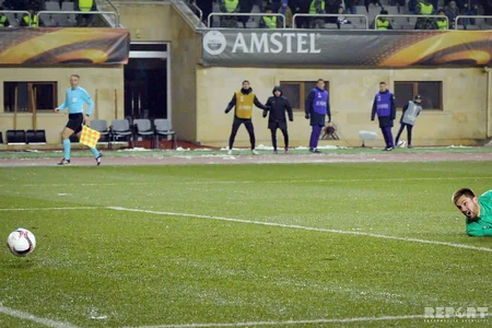 Qarabagın Fiorentina ilə başabaş mübarizəsi - FOTOREPORTAJ