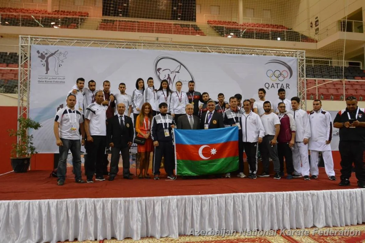 ​Azərbaycan karateçiləri Qətərdə 7 medal qazanıb