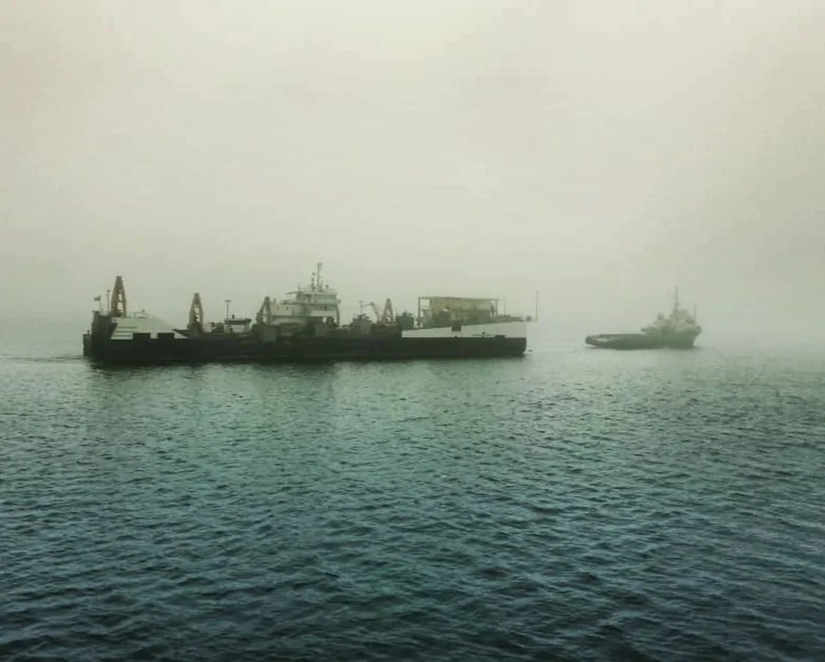 Azerbaijani pipe-laying vessel starts work in Turkmen sector of Caspian Sea