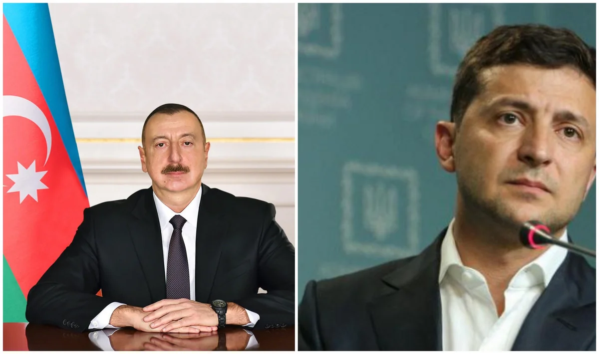 Azərbaycan Prezidenti Vladimir Zelenskiyə başsağlığı verib