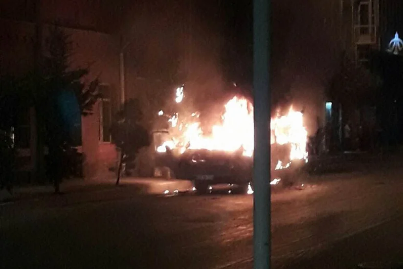 Gəncədə RAF yanaraq sıradan çıxıb