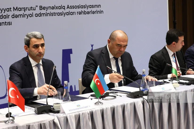 Bakıda Avrasiya Nəqliyyat Marşrutu ilə bağlı toplantıda yekun protokol imzalanıb