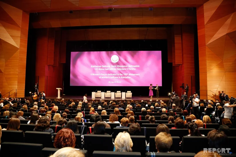 V Women's Forum dedicated to 100th anniversary of granting voting rights to Azerbaijani women kicks off in Baku