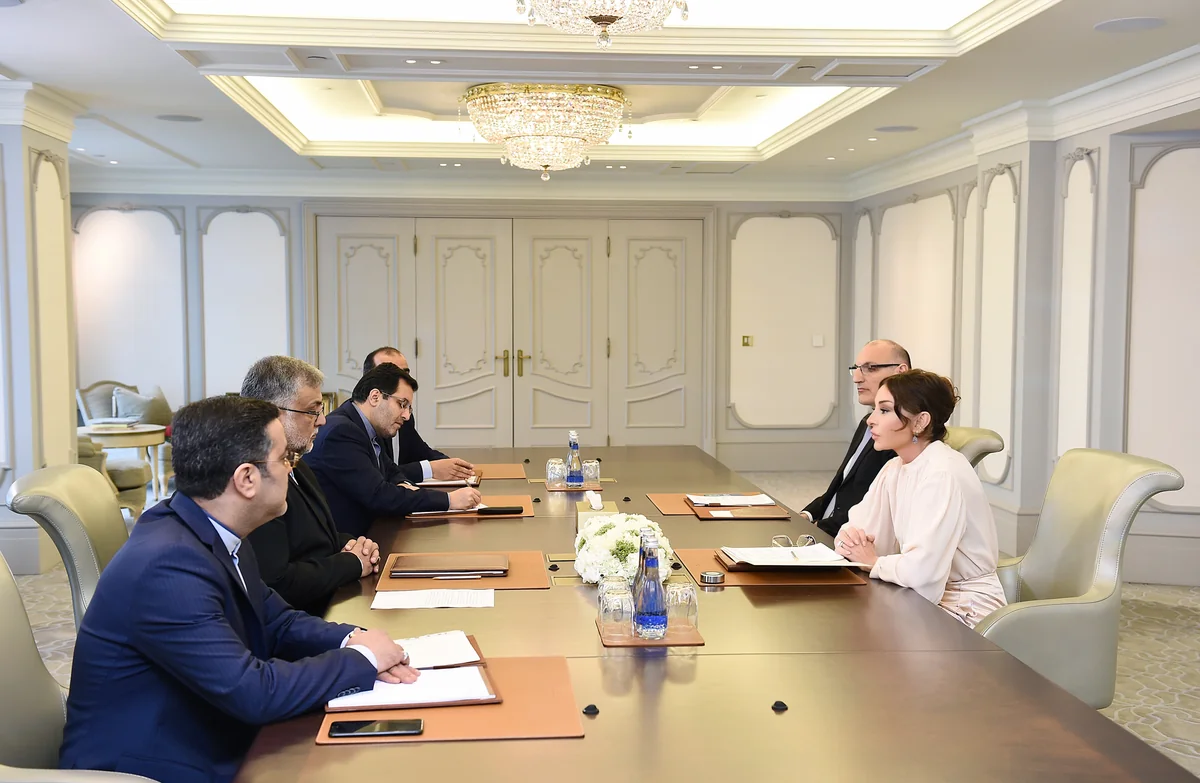 Mehriban Aliyeva meets with head of Iranian Islamic Culture and Relations Organization