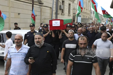 Maştağada Birinci Qarabağ müharibəsinin şəhidi Aydın Qurbanov dəfn edilib - YENİLƏNİB