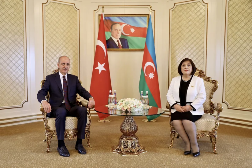 Türkiyə və Azərbaycanın parlament sədrləri regional məsələləri müzakirə ediblər