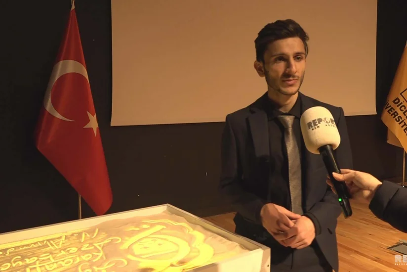 Azərbaycanlı qum sənəti rəssamı: Vali də daxil olmaqla bütün zal ağlayırdı - VİDEO