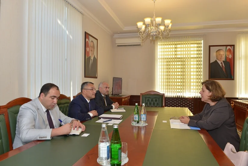Rövşən Rzayev ÜST-ün Azərbaycana yeni təyin olunmuş rəhbəri ilə görüşüb
